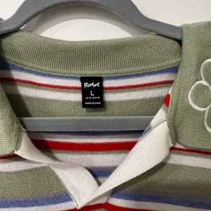 🌷90’s inspired Romwe Knit Shirt for men